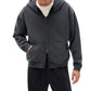 Washed Zip-Through Boxy Fleece Hoodie